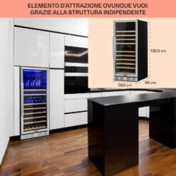 Vinovilla Grande 116 Built-in Uno Frigorifero Per Vini Ampio -Elettrodomestici Negozio 10034525 IT 0006 usp