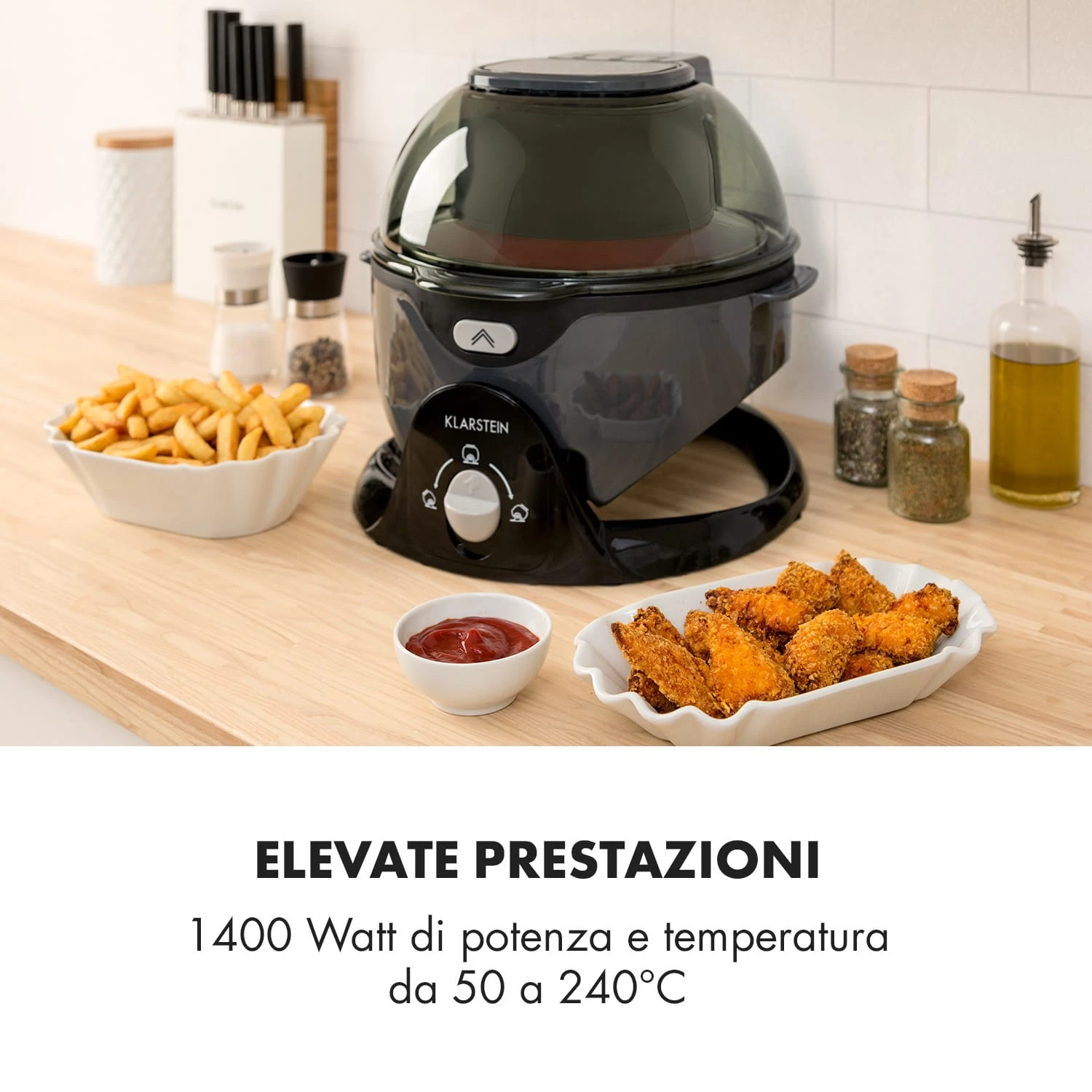 VitAir Pommesmaster Friggitrice Ad Aria Calda 4 VitAir Pommesmaster Friggitrice Ad Aria Calda - immagine 2