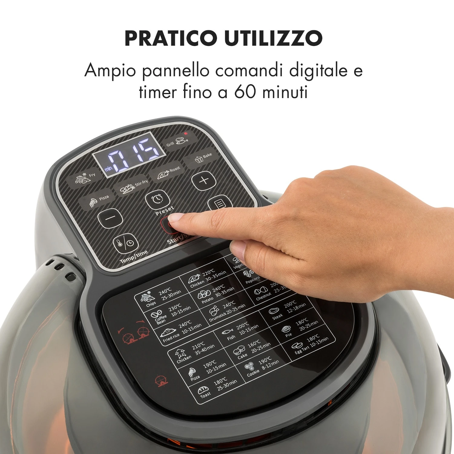 VitAir Pommesmaster Friggitrice Ad Aria Calda 7 VitAir Pommesmaster Friggitrice Ad Aria Calda - immagine 5