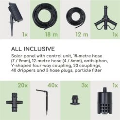 Greenkeeper Solar Impianto D'Irrigazione -Elettrodomestici Negozio 10034626 yy 0009 logo Blumfeldt Greenkeeper Solar Bewaesserungssystem