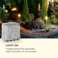 Power Rock Twilight 5 -Elettrodomestici Negozio 10034693 yy 0003 logo Waldbeck Power Rock Twilight Gartensteckdose