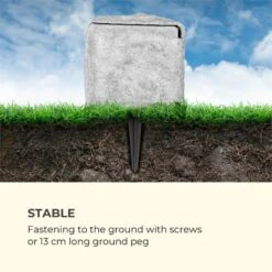 Power Rock Twilight 5 -Elettrodomestici Negozio 10034693 yy 0005 logo Waldbeck Power Rock Twilight Gartensteckdose