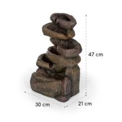 Savona Fontana Solare -Elettrodomestici Negozio 10034720 yy 0008 logo Blumfeldt Savona Solarbrunnen Steinoptik