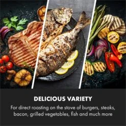 Delicatessa Grill Pan Piastra -Elettrodomestici Negozio 10034722 yy 0004 logo Klarstein Delicatessa Grill Pan Grillplatte