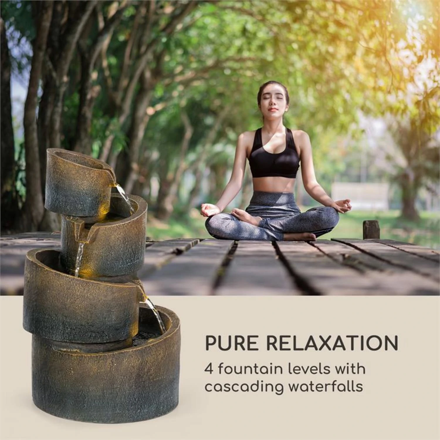 Mantua Fontana Con Cascate 5 Mantua Fontana Con Cascate - immagine 3