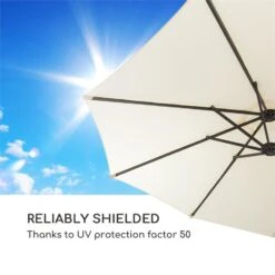 Twin Peaks Ombrellone 15 Twin Peaks Ombrellone -Elettrodomestici Negozio 10034740 yy 0007 logo Blumfeldt Twin Peaks Sonnenschirm creme