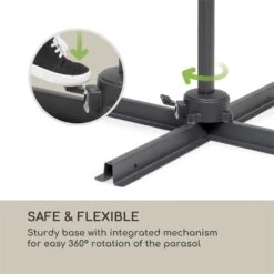 Belo Horizonte Ombrellone -Elettrodomestici Negozio 10034743 yy 0004 logo blumfeldt Belo Horizonte Sonnenschirm creme