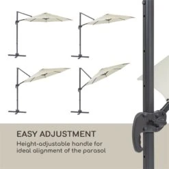 Belo Horizonte Ombrellone -Elettrodomestici Negozio 10034743 yy 0006 logo blumfeldt Belo Horizonte Sonnenschirm creme