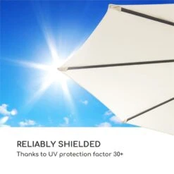 Belo Horizonte Ombrellone -Elettrodomestici Negozio 10034743 yy 0008 logo blumfeldt Belo Horizonte Sonnenschirm creme