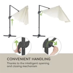 Belo Horizonte Ombrellone -Elettrodomestici Negozio 10034743 yy 0009 logo blumfeldt Belo Horizonte Sonnenschirm creme