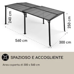Pantheon Solid Sky Expand Gazebo Doppio -Elettrodomestici Negozio 10034750 it 0004 usp