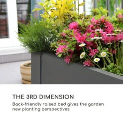 Highgrow Deluxe Aiuola Rialzata 14 Highgrow Deluxe Aiuola Rialzata -Elettrodomestici Negozio 10034751 uk 0006 logo blumfeldt Highgrow Deluxe Hochbeet 100x100