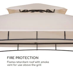 Steakhouse Wings Gazebo 15 Steakhouse Wings Gazebo -Elettrodomestici Negozio 10034766 uk 0004 logo Blumfeldt Steakhouse Wings Pavillon beige