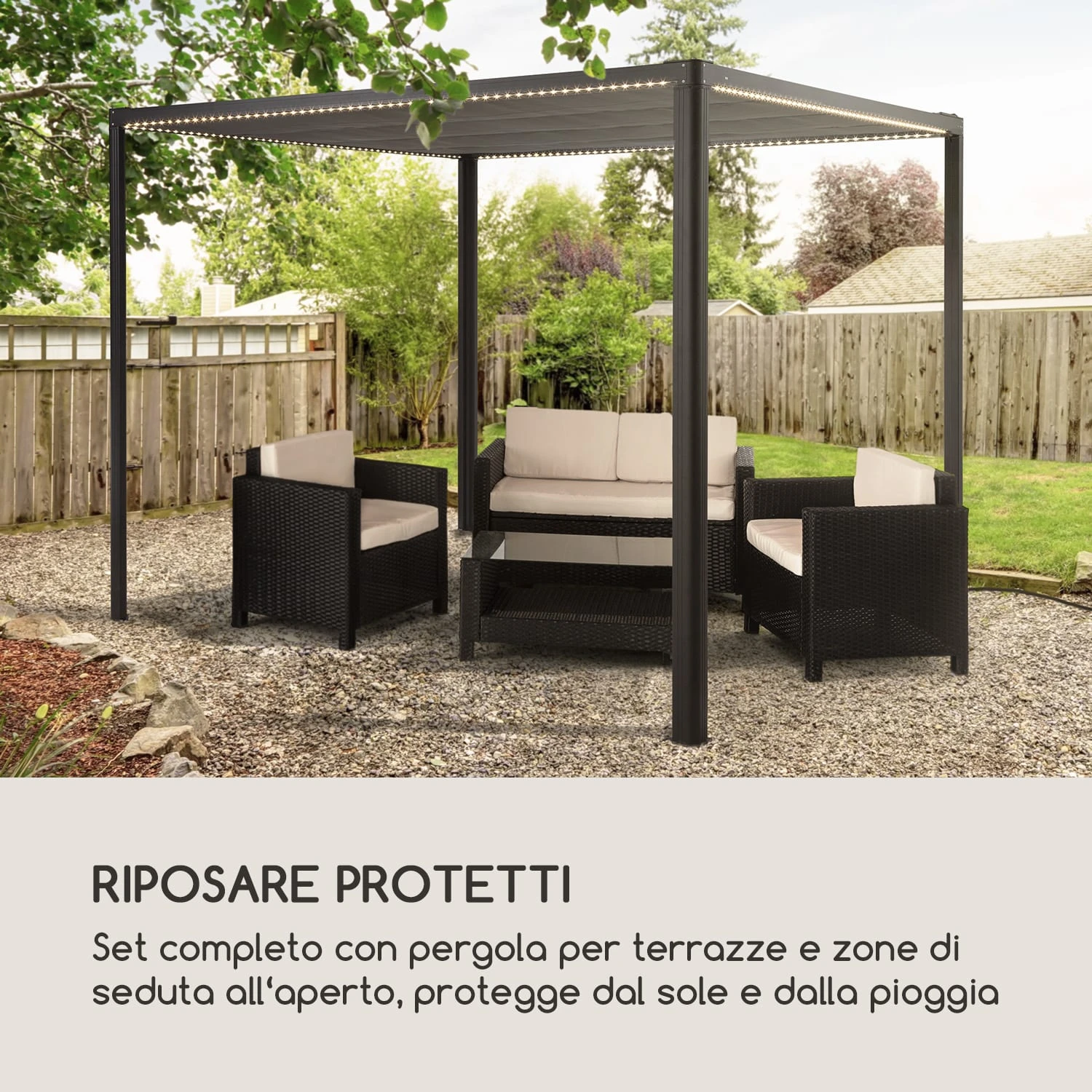 Pantheon RemoteShade Ambient Gazebo 4 Pantheon RemoteShade Ambient Gazebo - immagine 2