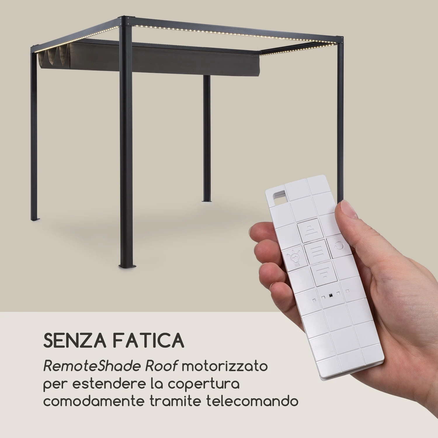 Pantheon RemoteShade Ambient Gazebo 5 Pantheon RemoteShade Ambient Gazebo - immagine 3