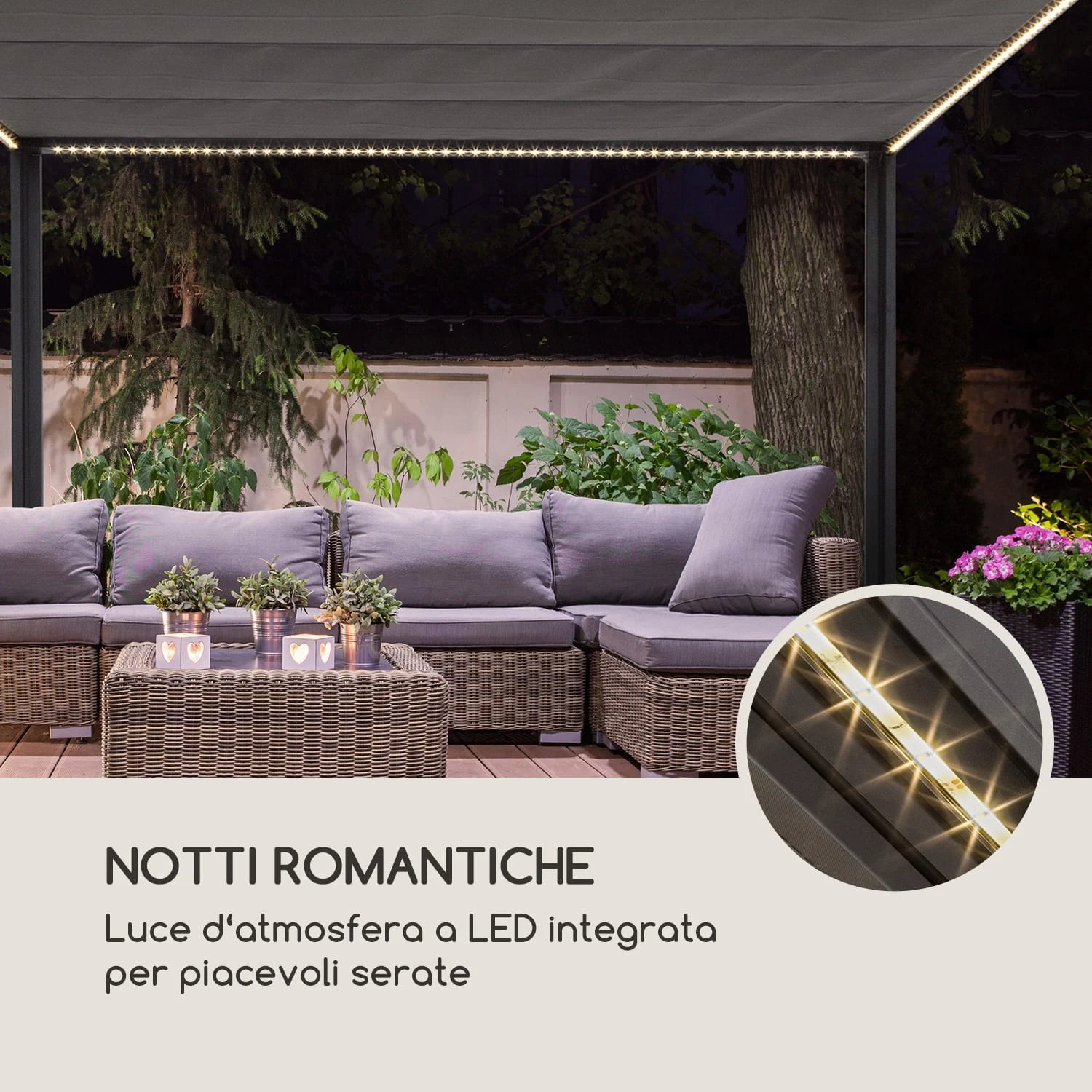Pantheon RemoteShade Ambient Gazebo 6 Pantheon RemoteShade Ambient Gazebo - immagine 4