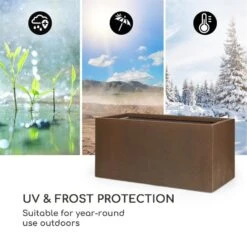 Solid Grow Rust Vaso Per Piante 15 Solid Grow Rust Vaso Per Piante -Elettrodomestici Negozio 10034788 yy 0005 logo Blumfeldt Solid Grow Rust Pflanzgefaess 80x38x38cm