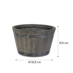 Winegrow Vaso Per Piante -Elettrodomestici Negozio 10034811 yy 0008 logo blumfeldt Winegrow Pflanzgefaess grau