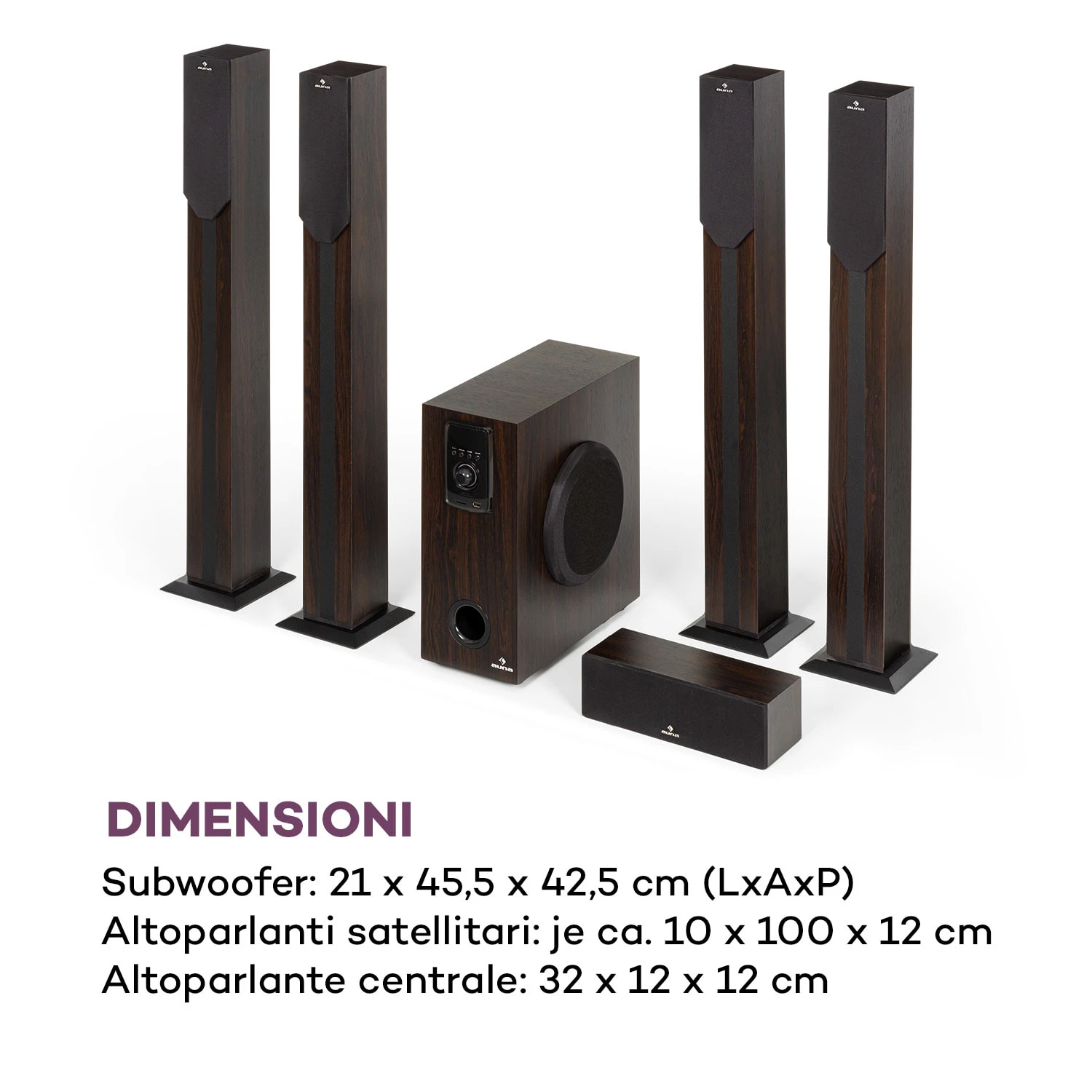 Areal Elegance - Impianto Surround A 5.1 Canali 11 Areal Elegance - Impianto Surround A 5.1 Canali - immagine 9