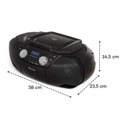 Roadie 2K Boombox Lettore CD -Elettrodomestici Negozio 10034920 yy 0010 logo auna Roadie 2K Boombox CD Player schwarz