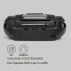 Roadie 2K Boombox Lettore CD 20 Roadie 2K Boombox Lettore CD -Elettrodomestici Negozio 10034921 it 0009 logo