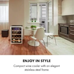 Vinamour 48 Uno - Frigorifero Per Vini -Elettrodomestici Negozio 10035066 yy 0002 logo Klarstein Vinamour 48 Uno Weinkuehlschrank