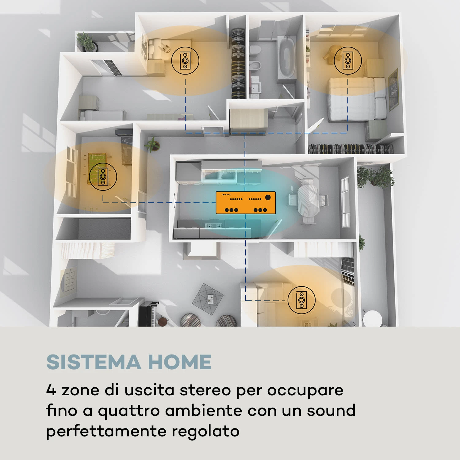 AMP-CD950 DG Power Amplifier 5 AMP-CD950 DG Power Amplifier - immagine 3