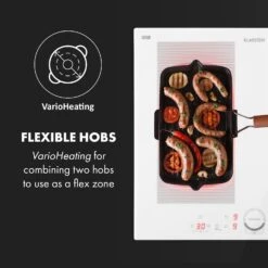 Delicatessa 60 Hybrid Piano Cottura A Induzione -Elettrodomestici Negozio 10035198 uk 0003 logo Klarstein Delicatessa 60 Hybrid Kochfeld weiss