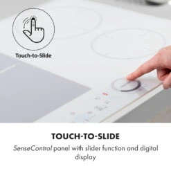 Delicatessa 60 Hybrid Piano Cottura A Induzione -Elettrodomestici Negozio 10035198 uk 0005 logo Klarstein Delicatessa 60 Hybrid Kochfeld weiss