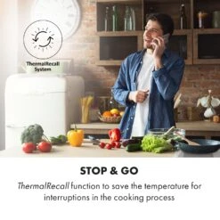 Delicatessa 60 Hybrid Piano Cottura A Induzione -Elettrodomestici Negozio 10035198 uk 0009 logo Klarstein Delicatessa 60 Hybrid Kochfeld weiss