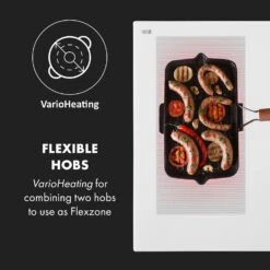 Delicatessa 90 Hybrid Piano Cottura A Induzione -Elettrodomestici Negozio 10035200 uk 0003 logo Klarstein Delicatessa 90 Hybrid Kochfeld weiss