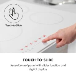 Delicatessa 90 Hybrid Piano Cottura A Induzione -Elettrodomestici Negozio 10035200 uk 0005 logo Klarstein Delicatessa 90 Hybrid Kochfeld weiss