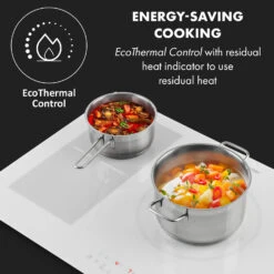 Delicatessa 90 Hybrid Piano Cottura A Induzione -Elettrodomestici Negozio 10035200 uk 0006 logo Klarstein Delicatessa 90 Hybrid Kochfeld weiss