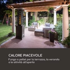 Heat Hunter, Stufa A Pellet Per Terrazzo, 12,2 KW, Portatile, Acciaio Inox, Nero 12 Heat Hunter, Stufa A Pellet Per Terrazzo, 12,2 KW, Portatile, Acciaio Inox, Nero -Elettrodomestici Negozio 10035216 it 0002 logo