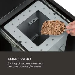 Heat Hunter, Stufa A Pellet Per Terrazzo, 12,2 KW, Portatile, Acciaio Inox, Nero 17 Heat Hunter, Stufa A Pellet Per Terrazzo, 12,2 KW, Portatile, Acciaio Inox, Nero -Elettrodomestici Negozio 10035216 it 0007 logo