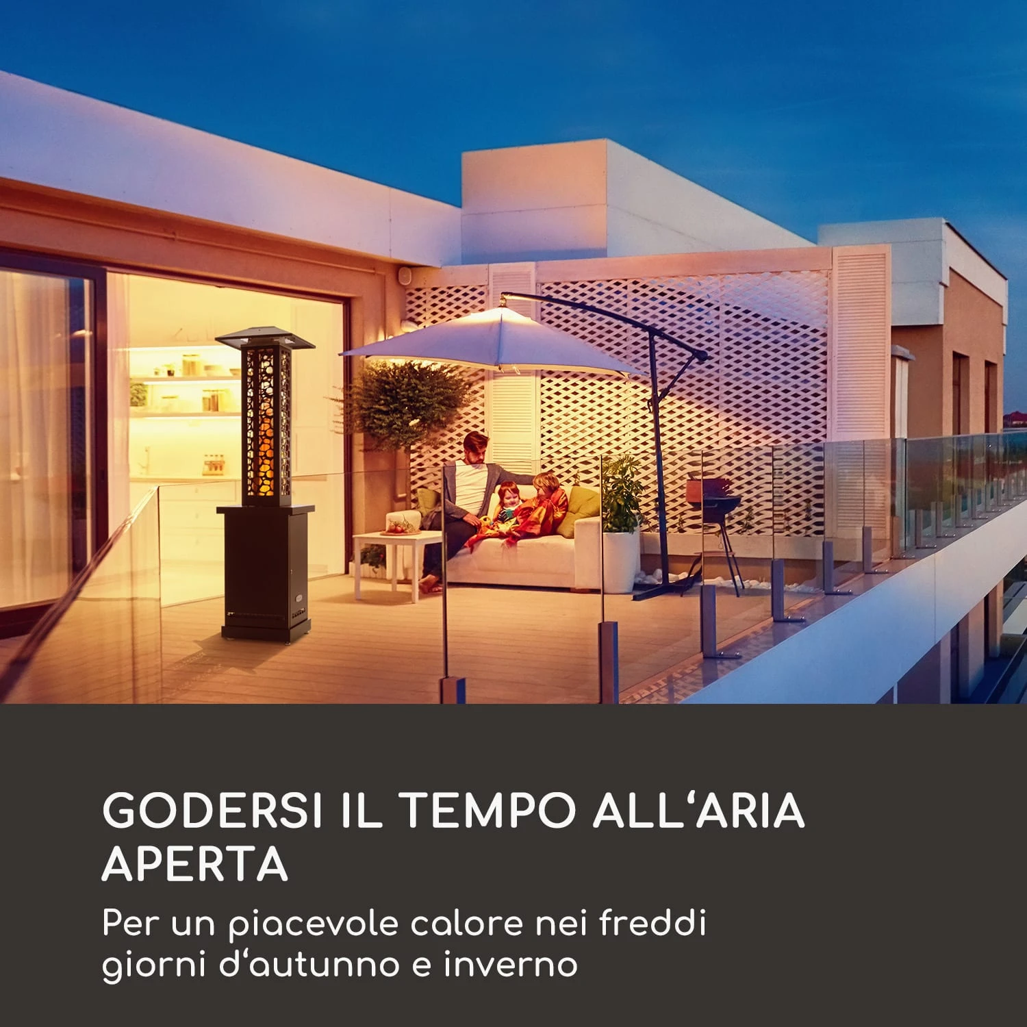 Heat Hunter, Stufa A Pellet Per Terrazzo, 12,2 KW, Portatile, Acciaio Inox, Nero 10 Heat Hunter, Stufa A Pellet Per Terrazzo, 12,2 KW, Portatile, Acciaio Inox, Nero - immagine 8