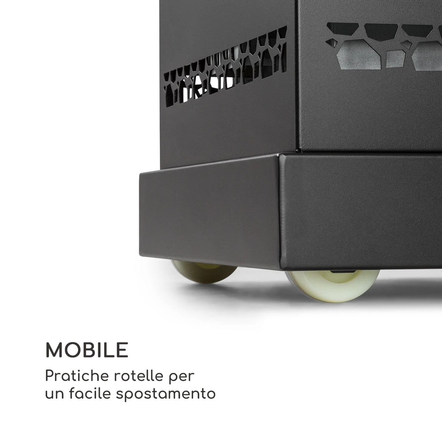 Heat Hunter, Stufa A Pellet Per Terrazzo, 12,2 KW, Portatile, Acciaio Inox, Nero 11 Heat Hunter, Stufa A Pellet Per Terrazzo, 12,2 KW, Portatile, Acciaio Inox, Nero - immagine 9