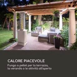 Heat Hunter, Stufa A Pellet Per Terrazzo, 12,2 KW, Portatile, Acciaio Inox, Bianco 12 Heat Hunter, Stufa A Pellet Per Terrazzo, 12,2 KW, Portatile, Acciaio Inox, Bianco -Elettrodomestici Negozio 10035217 it 0002 logo