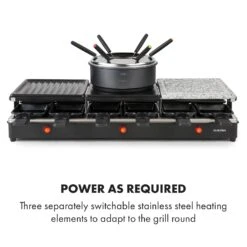 Fonduelette XL Gril/Raclette/Fonduta 3in1 16 Fonduelette XL Gril/Raclette/Fonduta 3in1 -Elettrodomestici Negozio 10035220 uk 0006 logo Klarstein Fonduelette XL
