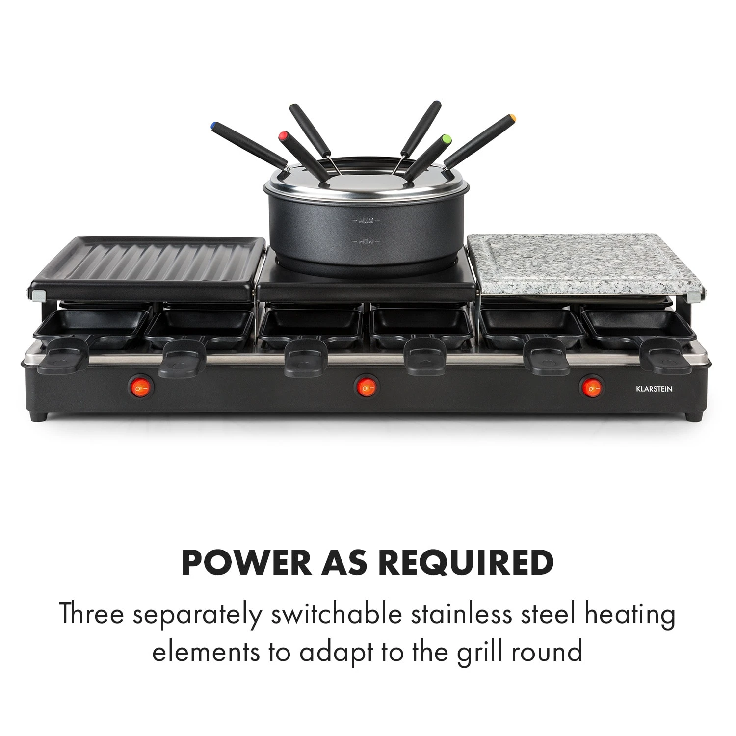 Fonduelette XL Gril/Raclette/Fonduta 3in1 8 Fonduelette XL Gril/Raclette/Fonduta 3in1 - immagine 6