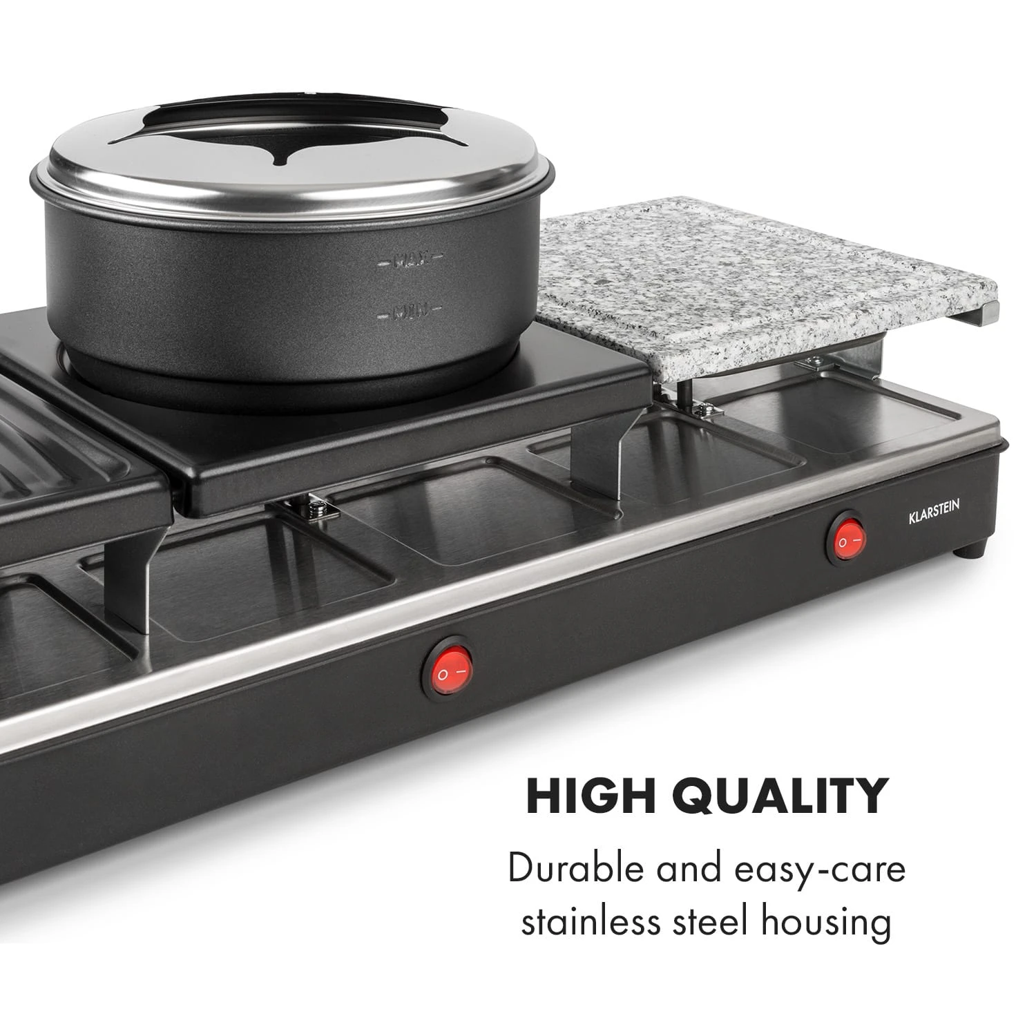 Fonduelette XL Gril/Raclette/Fonduta 3in1 9 Fonduelette XL Gril/Raclette/Fonduta 3in1 - immagine 7