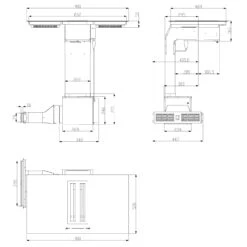 Full House 2.0 Down Air System, Piano Cottura A Induzione + Cappa Aspirante, A+, 271 M³/h -Elettrodomestici Negozio 10035259 yy 0009 logo