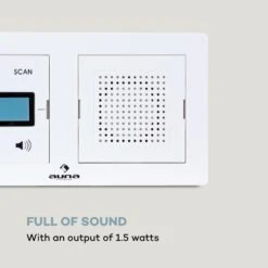 DigiPlug UP Radio Da Incasso 17 DigiPlug UP Radio Da Incasso -Elettrodomestici Negozio 10035289 uk 0007 logo DAB flush mounted radio BT white