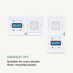 DigiPlug UP Radio Da Incasso 18 DigiPlug UP Radio Da Incasso -Elettrodomestici Negozio 10035289 uk 0008 logo DAB flush mounted radio BT white