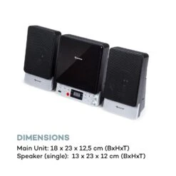 Microstar Sing Micro Impianto -Elettrodomestici Negozio 10035303 uk 0008 logo auna vertical Microsystem Karaoke BT CD G USBMP3BK