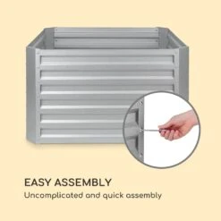 High Grow Straight Aiuola Rialzata -Elettrodomestici Negozio 10035332 uk 0007 logo blumfeldt High Grow Straight 100x60x100 silber