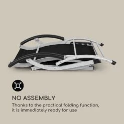 Sunnyvale Lettino Prendisole Con Poggiapiedi -Elettrodomestici Negozio 10035336 uk 0003 logo Blumfeldt Sunnyvale Liegestuhl schwarz