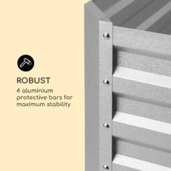 High Grow Straight Fioriera Rialzata -Elettrodomestici Negozio 10035351 uk 0005 logo blumfeldt High Grow Straight 200x60x100cm silber