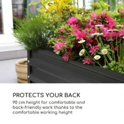 High Grow Straight Aiuola Rialzata 12 High Grow Straight Aiuola Rialzata -Elettrodomestici Negozio 10035356 uk 0003 logo blumfeldt High Grow Straight 200x90x100cm anthrazi