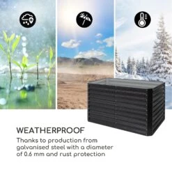 High Grow Straight Aiuola Rialzata 15 High Grow Straight Aiuola Rialzata -Elettrodomestici Negozio 10035356 uk 0006 logo blumfeldt High Grow Straight 200x90x100cm anthrazi